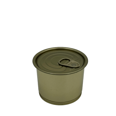 73/70x58-210 ml konzervové plechovky s trhacím šedozlatým viečkom