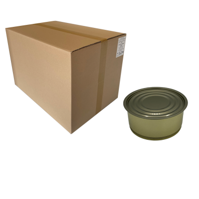 99/96x47-305 ml konzervové plechovky so šedozlatým obyčajným viečkom