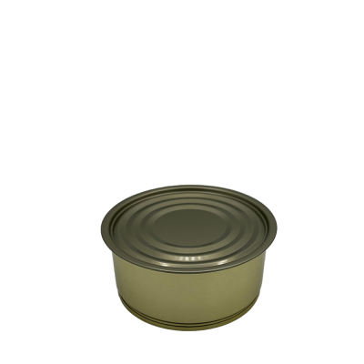 99/96x47-305 ml konzervová plechovka so šedozlatým obyčajným viečkom