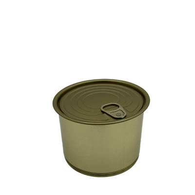 99/96x74-510 ml konzervové plechovky so šedozlatým trhacím viečkom