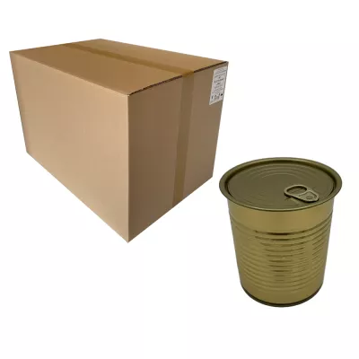 99/96x119-810 ml konzervové plechovky s trhacím viečkom v kartónoch
