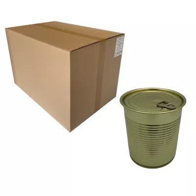99/96x119-810 ml konzervové plechovky s trhacím viečkom v kartónoch