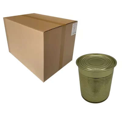 99/96x119-810 ml konzervové plechovky s obyčajným viečkom v kartónoch